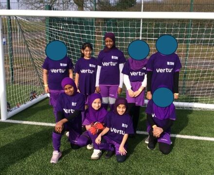 BCFC girls Vertu cup March 2025 pic 1
