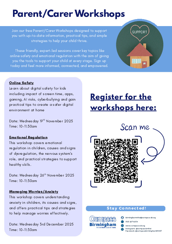 Online Parent Carer Workshops 1